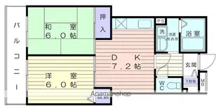 JTハイツ上大岡【1階】の間取り