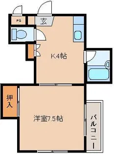 シャトレ池間【2階】の間取り