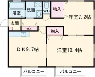 ソレイユ【1階】の間取り