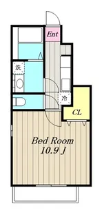 サニーフラット【1階】の間取り