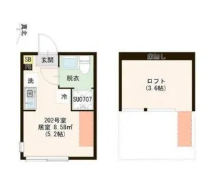 Avenir上石神井【2階】の間取り