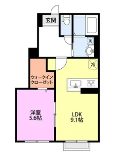 レトアT&T【1階】の間取り