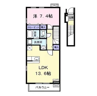 アルモニー【2階】の間取り
