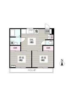 フラッグスクエア【1階】の間取り