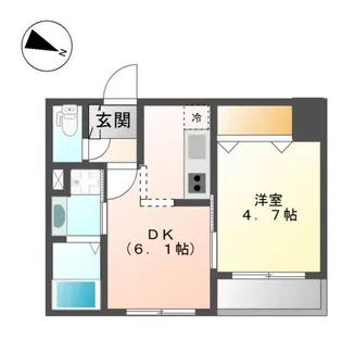 ウェルシーレジデンス鵜の木【2階】の間取り