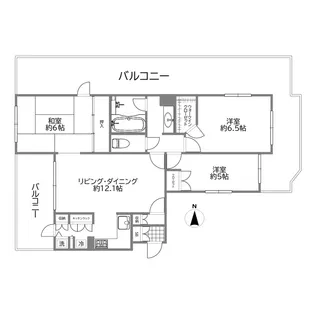 ドューエ永福フォーリア【3階】の間取り