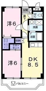 ベルアビタシオン【2階】の間取り