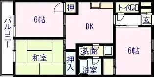 NKパレスII【2階】の間取り