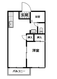 ビバリーヒルズC棟【1階】の間取り