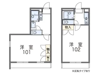 ハレクラニI【1階】の間取り