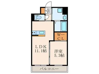 仮)アルゴヴィラージュ天神II【2階】の間取り