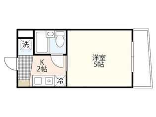 グレース幟町【6階】の間取り