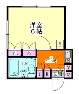 ウィング坂戸【1階】の間取り