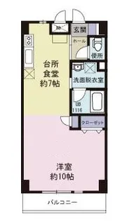 NO SIDE TSUNASHIMA【1階】の間取り
