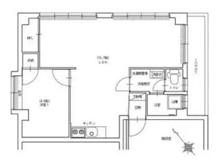 落合第2ビル【4階】の間取り