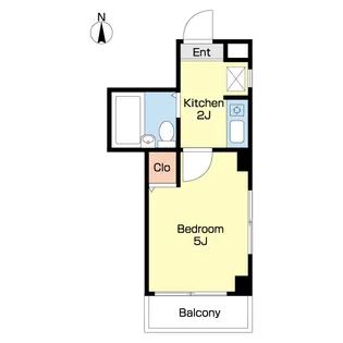 フラット栄【6階】の間取り