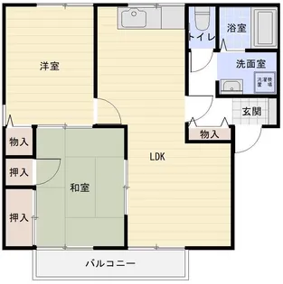 トレジャー【1階】の間取り