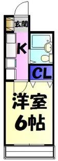 サンカント・千葉【2階】の間取り