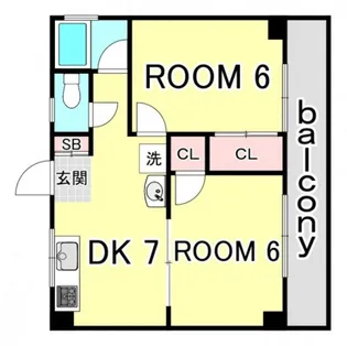 岩田ビル【3階】の間取り