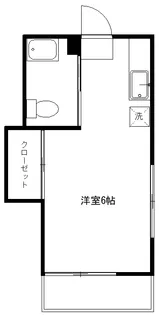 オークラハイツ横浜【2階】の間取り