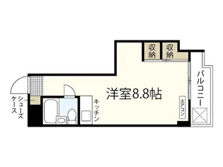クレスト草津【2階】の間取り