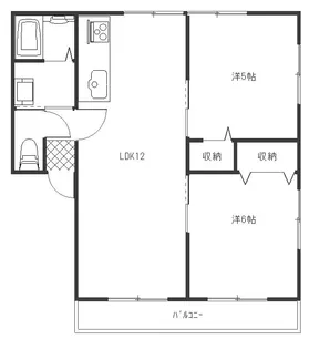 シャインヒルズA棟【1階】の間取り
