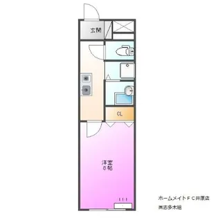 コーポ アーバンライフ【2階】の間取り