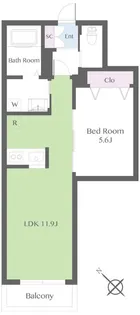 イリオス【2階】の間取り
