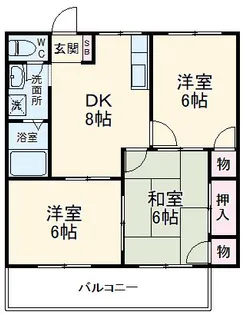 グリーンヒル習志野II【1階】の間取り