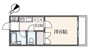 ロイヤルハーモニーパレス【1階】の間取り