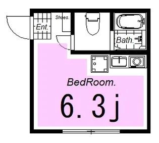 ユナイト上大岡エリーナ【2階】の間取り