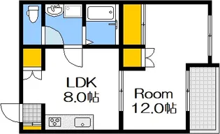 フジウラビル【5階】の間取り