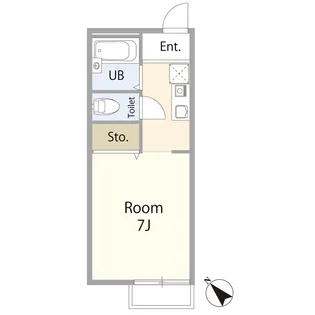 フローラA【2階】の間取り