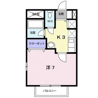 エストゥディオSato【1階】の間取り