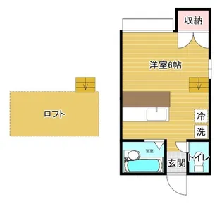 1Kの間取り画像