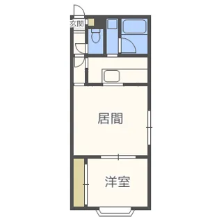 サンライト豊平【5階】の間取り