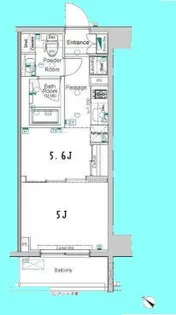 XEBEC長原【5階】の間取り