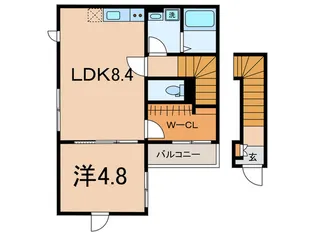 カレントカジマヤの間取り
