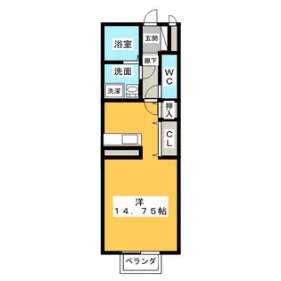 ジューンベリー【1階】の間取り