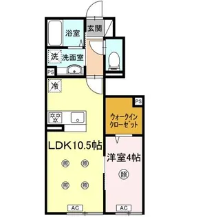 D-ROOM高良(DW)【1階】の間取り