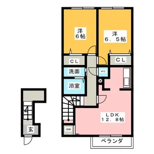 プラティエ【2階】の間取り