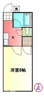 望栄荘【1階】の間取り