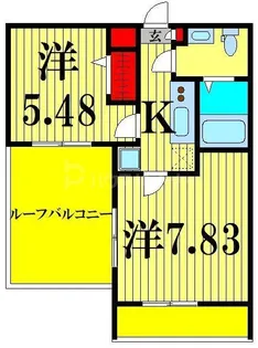 アーバンパーク六町【5階】の間取り