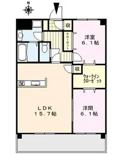 レジデンシャル【1階】の間取り