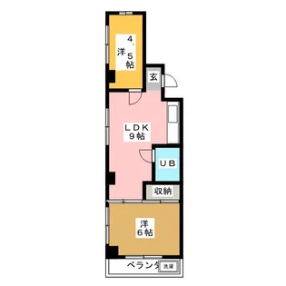 メゾンタジマ【2階】の間取り