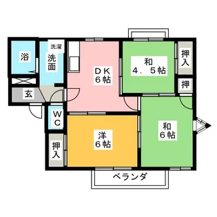 アネックス末広【2階】の間取り