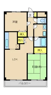神奈川県川崎市高津区下作延2【マンション】の間取り