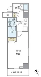東京都新宿区西新宿7【マンション】の間取り