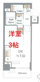 SHOKEN Residence西馬込【2階】の間取り