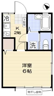 東京都北区志茂3【アパート】の間取り
